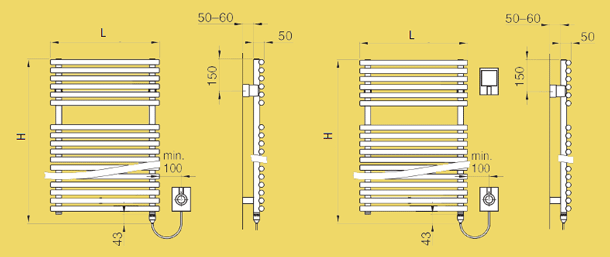 BAGNOTHERM WATT ВТW ( электрические )