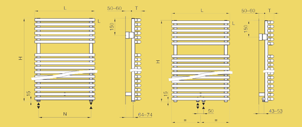 BAGNOTHERM OVAL WATT ВТО (для систем отопления)