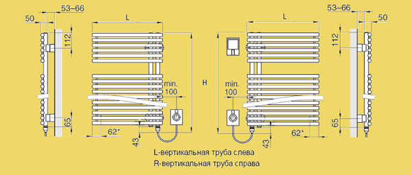 BAGNOTHERM MOVE WATT BTMW ( электрические ) 