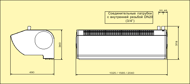 Возушные завесы Frico Thermozone AD 300 A/E/W