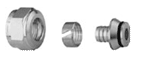Резьбовой адаптер Uponor PE-Xa S5,0 16x2,0-¾" Евроконус